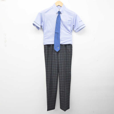 【中古】福岡県 志免東中学校 女子制服 4点 (ニットベスト・シャツ・ズボン) sf059599