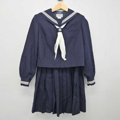 【中古】埼玉県 さいたま市立大谷中学校 女子制服 2点 (セーラー服・スカート) sf059604