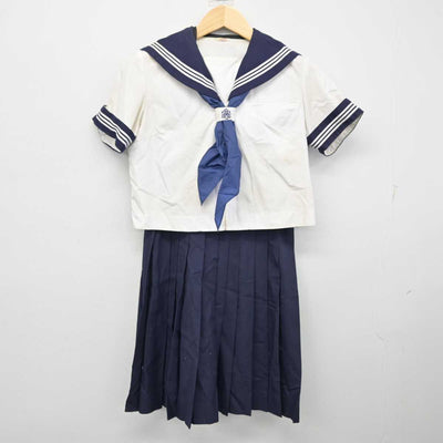 【中古】埼玉県 さいたま市立大谷中学校 女子制服 5点 (セーラー服・スカート) sf059607