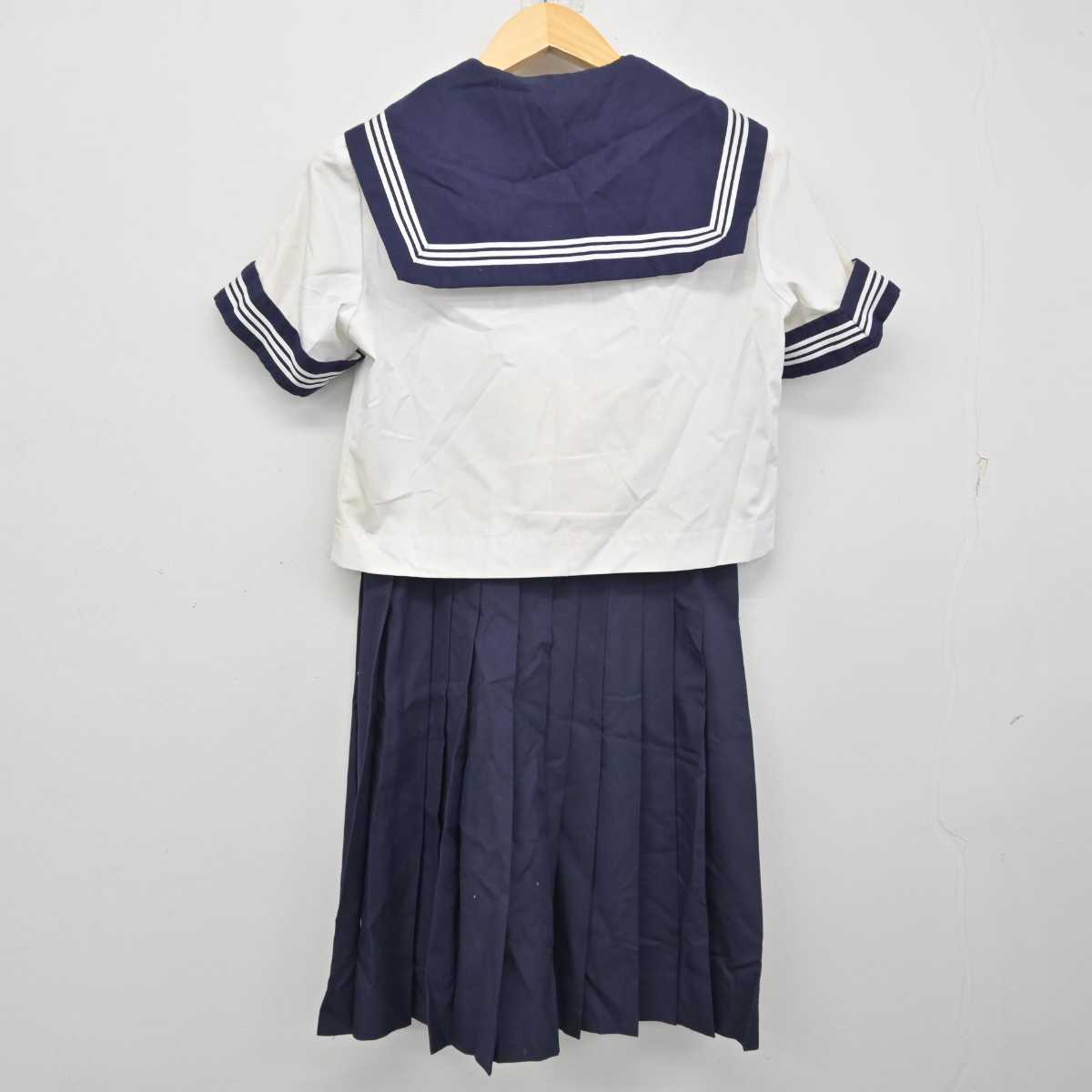 【中古】埼玉県 さいたま市立大谷中学校 女子制服 5点 (セーラー服・スカート) sf059607