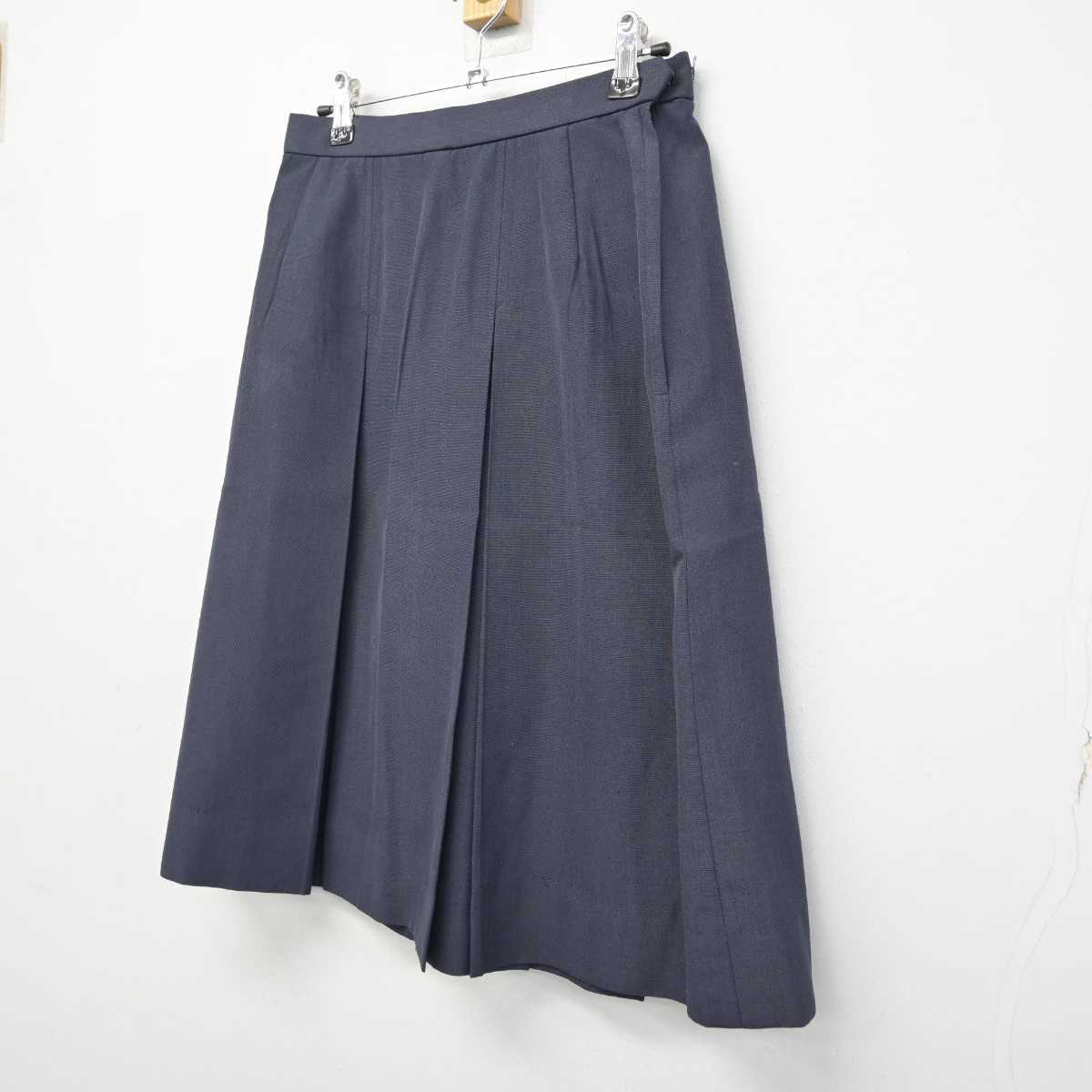 【中古】鹿児島県 鹿児島女子高等学校 女子制服 1点 (スカート) sf059609