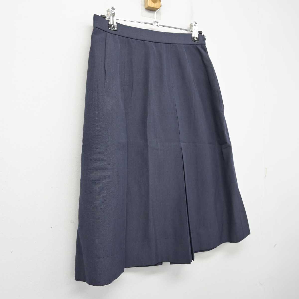 【中古】鹿児島県 鹿児島女子高等学校 女子制服 1点 (スカート) sf059609