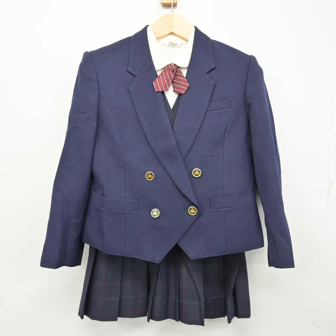 【中古】北海道 北海道札幌白石高等学校 女子制服 5点 (ブレザー・ベスト・シャツ・スカート) sf059610 | 中古制服通販パレイド