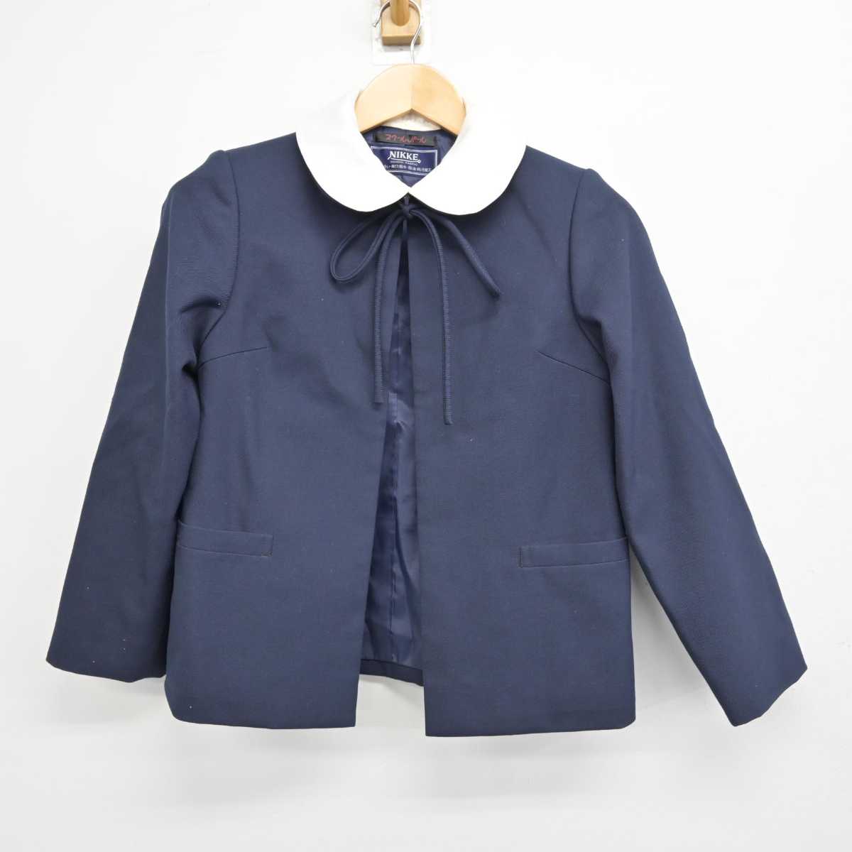 【中古】埼玉県 鴻巣市立川里中学校 女子制服 3点 (ブレザー・ジャンパースカート・スカート) sf059611