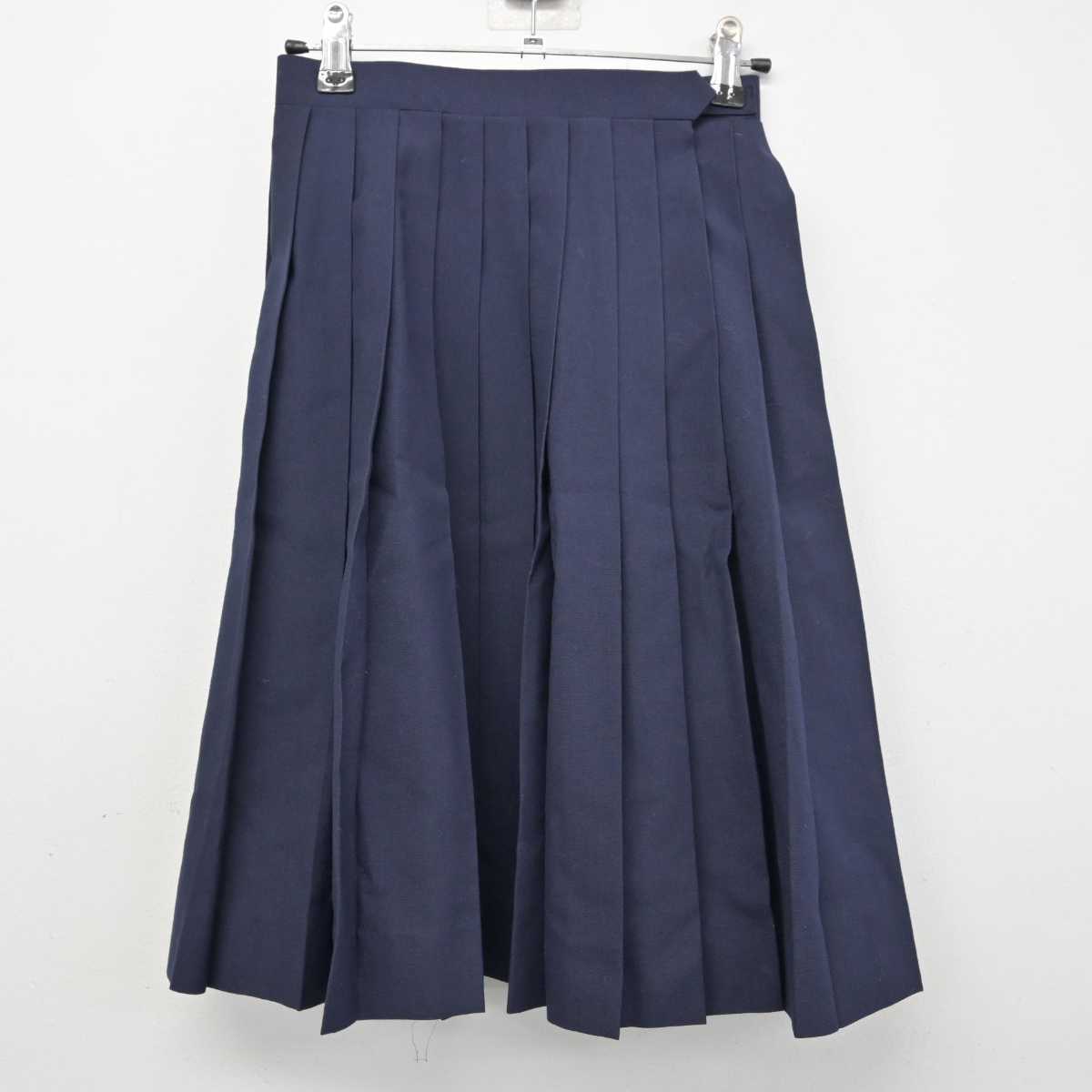 【中古】埼玉県 鴻巣市立川里中学校 女子制服 3点 (ブレザー・ジャンパースカート・スカート) sf059611