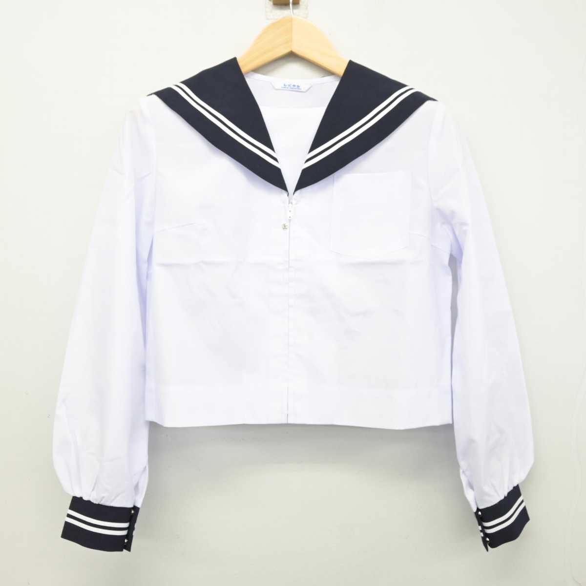 【中古】静岡県 沼津市立大岡中学校 女子制服 3点 (セーラー服) sf059615