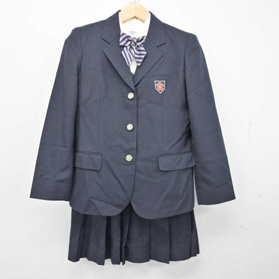 【中古】静岡県 静岡北高等学校 女子制服 5点 (ブレザー・ニット・シャツ・スカート) sf059616