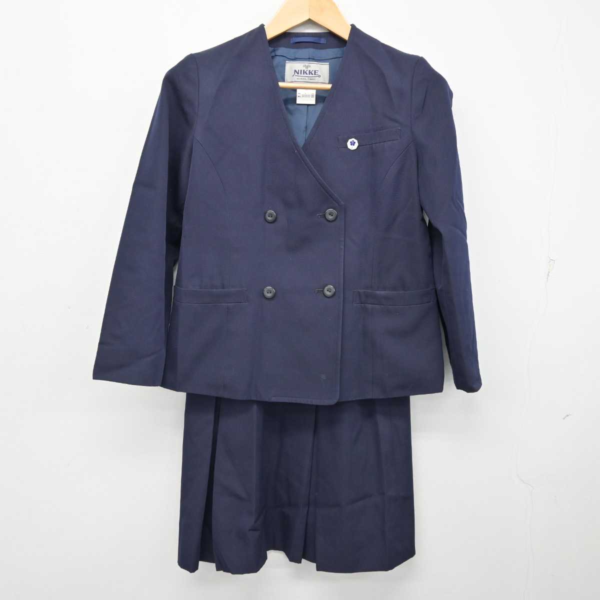 【中古】京都府 京都教育大学附属桃山中学校 女子制服 3点 (ブレザー・スカート) sf059620