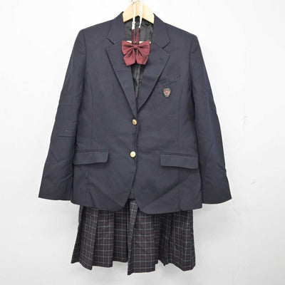 【中古】千葉県 千葉県立市川南高等学校 女子制服 5点 (ブレザー・スカート) sf059628