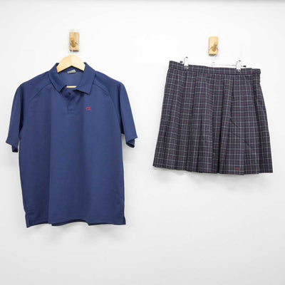 【中古】千葉県 千葉県立市川南高等学校 女子制服 2点 (シャツ・スカート) sf059629