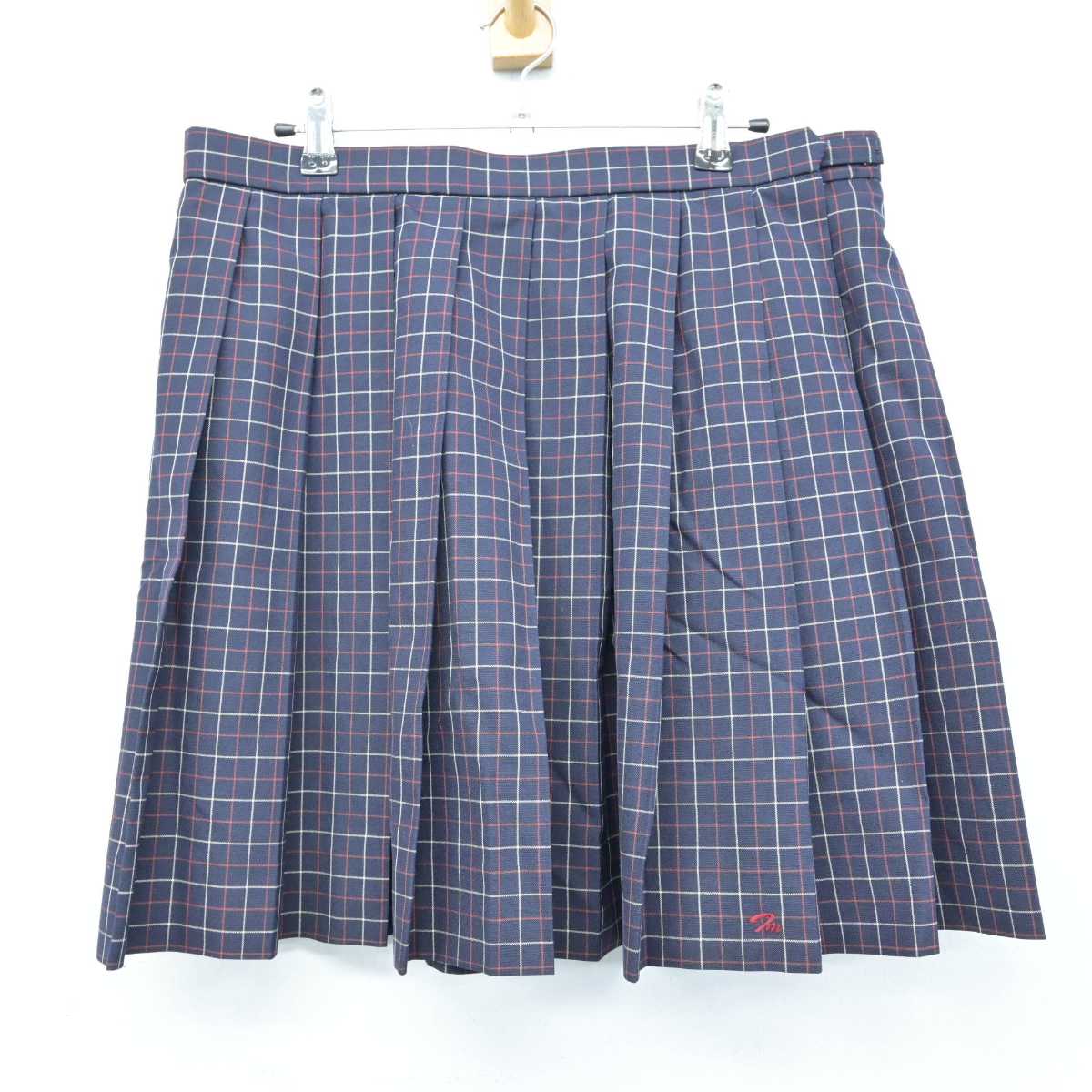 【中古】千葉県 千葉県立市川南高等学校 女子制服 2点 (シャツ・スカート) sf059629