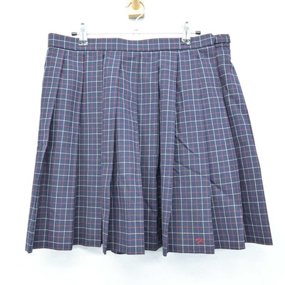 【中古】千葉県 千葉県立市川南高等学校 女子制服 2点 (シャツ・スカート) sf059629