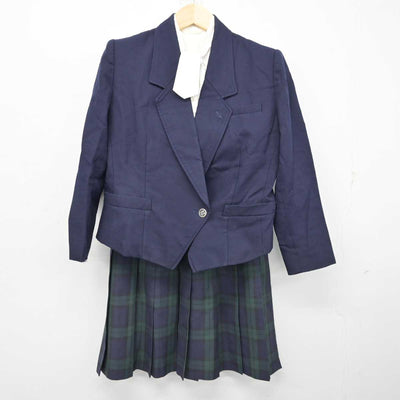 【中古】福岡県 福岡講倫館高等学校/旧:西福岡高等学校 女子制服 3点 (ブレザー・シャツ・スカート) sf059632