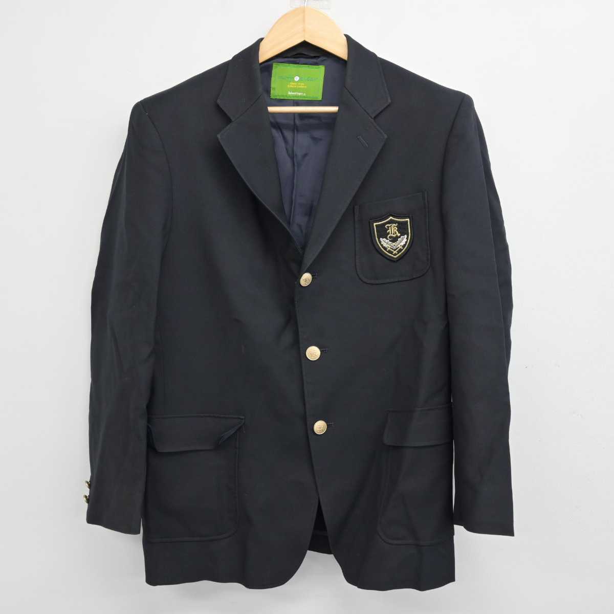 【中古】千葉県 柏井高等学校 男子制服 4点 (ブレザー・ズボン) sf059645