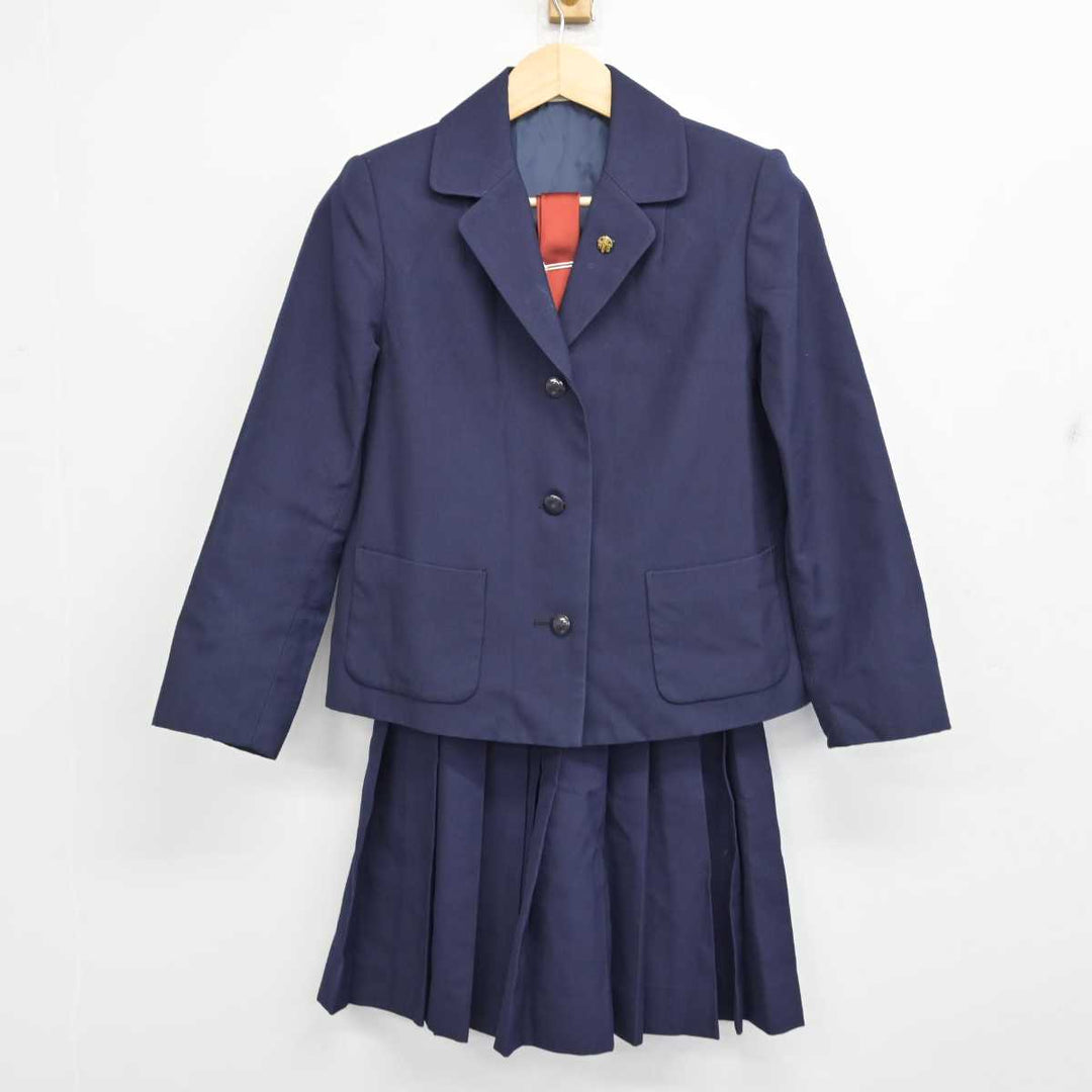 A460/T(中古)新潟県 新潟市立万代高校 女子制服6点 /165A/M/L
