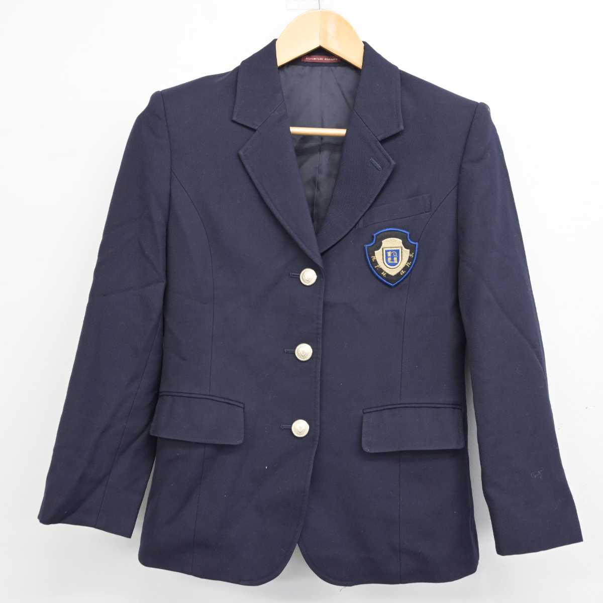 【中古】愛知県 日本福祉大学付属高等学校 女子制服 2点 (ブレザー・ニット) sf059660