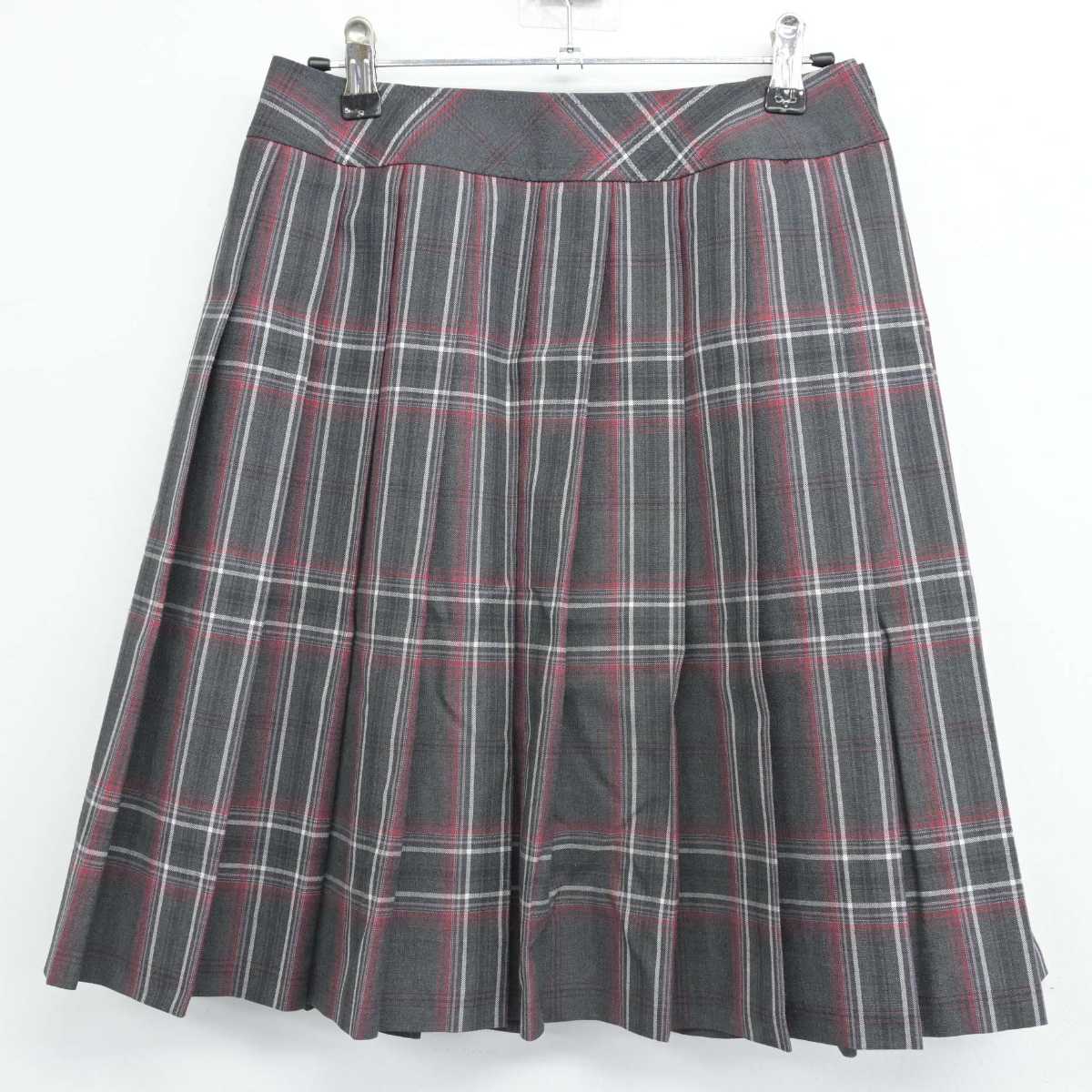 【中古】埼玉県 正智深谷高等学校 女子制服 4点 (シャツ・スカート) sf059670