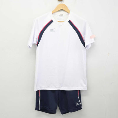 【中古】埼玉県 正智深谷高等学校 女子制服 2点 (体操服 上・体操服 下) sf059673