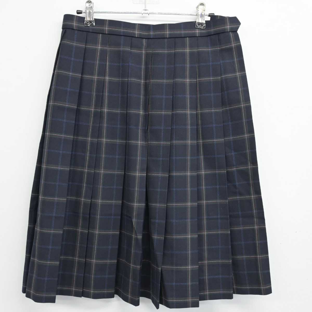 【中古】神奈川県 横浜清風高等学校 女子制服 3点 (ニット・シャツ・スカート) sf059682