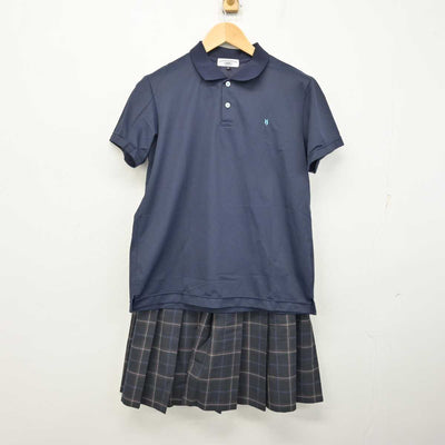 【中古】神奈川県 横浜清風高等学校 女子制服 2点 (シャツ・スカート) sf059684