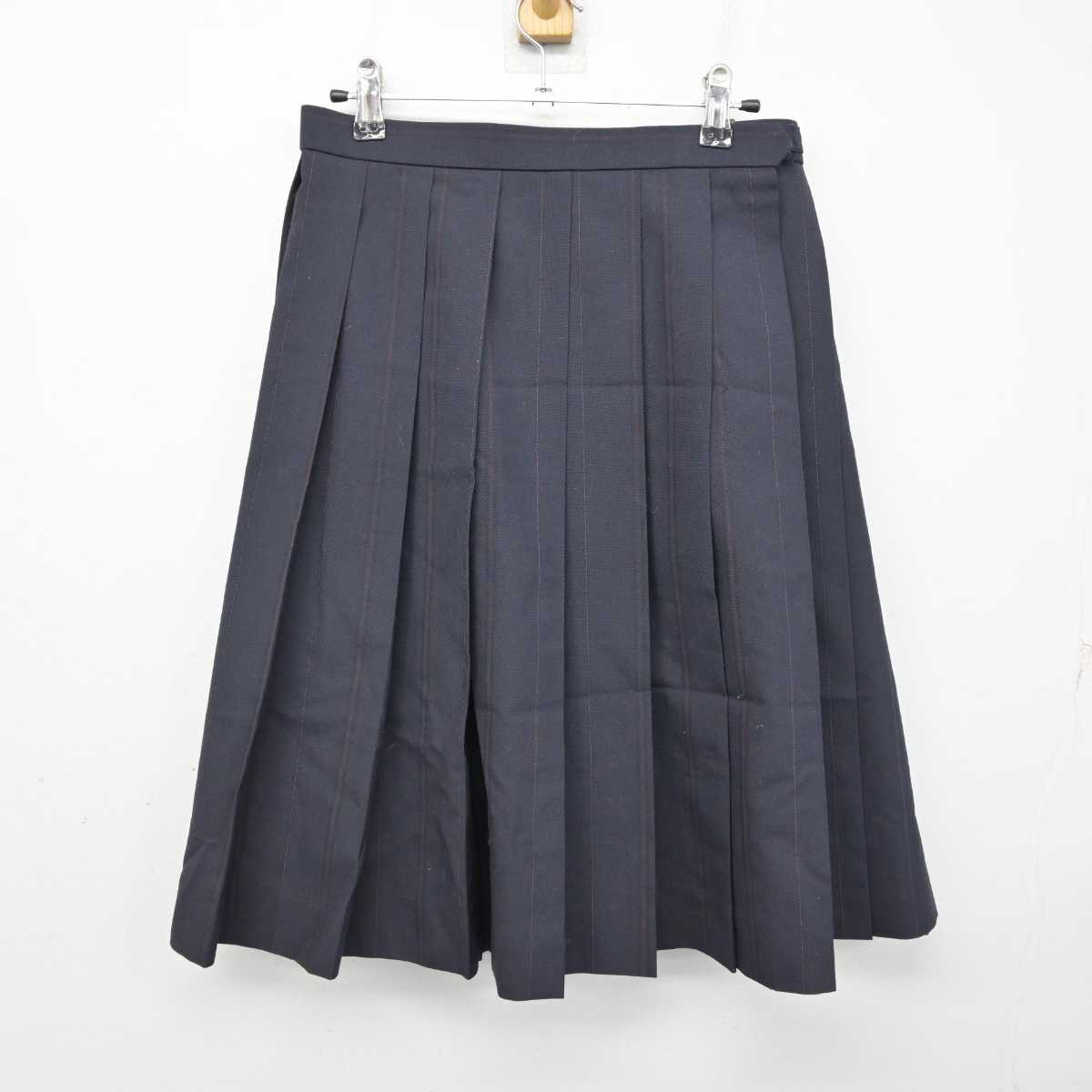 【中古】神奈川県 横浜清風高等学校 女子制服 2点 (シャツ・スカート) sf059685