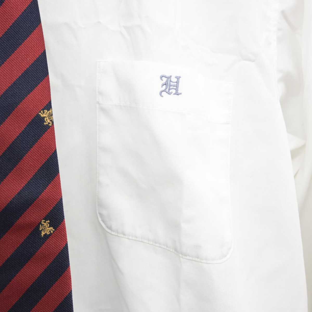 【中古】埼玉県 本庄東高等学校 男子制服 4点 (ブレザー・シャツ・ズボン) sf059690