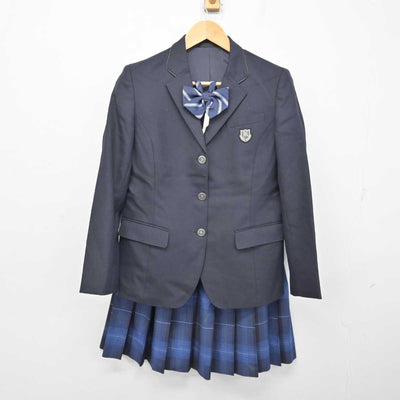 【中古】岐阜県 海津明誠高等学校 女子制服 3点 (ブレザー・スカート) sf059694