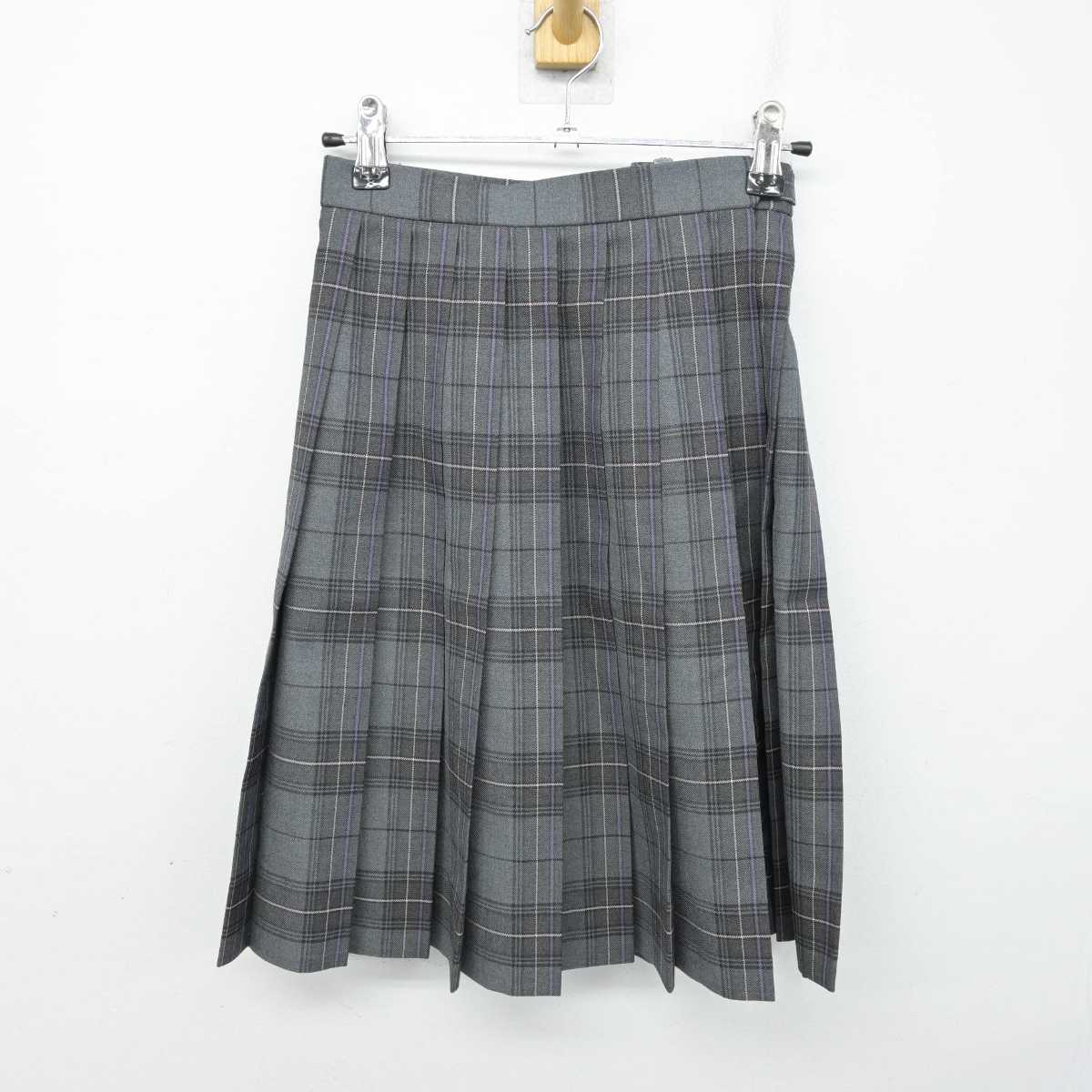 【中古】静岡県 日本大学三島高等学校 女子制服 5点 (ブレザー・シャツ・スカート) sf059705