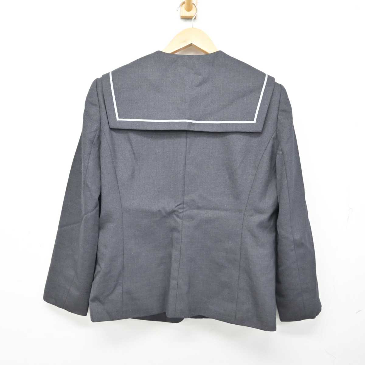 【中古】東京都 葛飾総合高等学校 女子制服 4点 (ブレザー・ニットベスト・スカート) sf059711