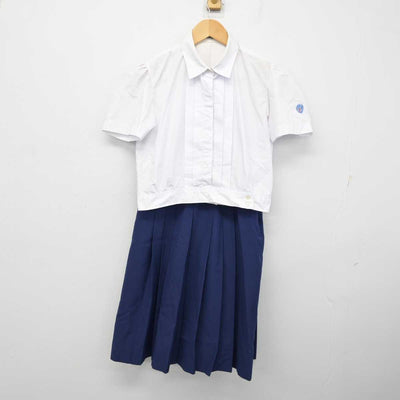 【中古】大阪府 四天王寺高等学校 女子制服 2点 (シャツ・スカート) sf059714