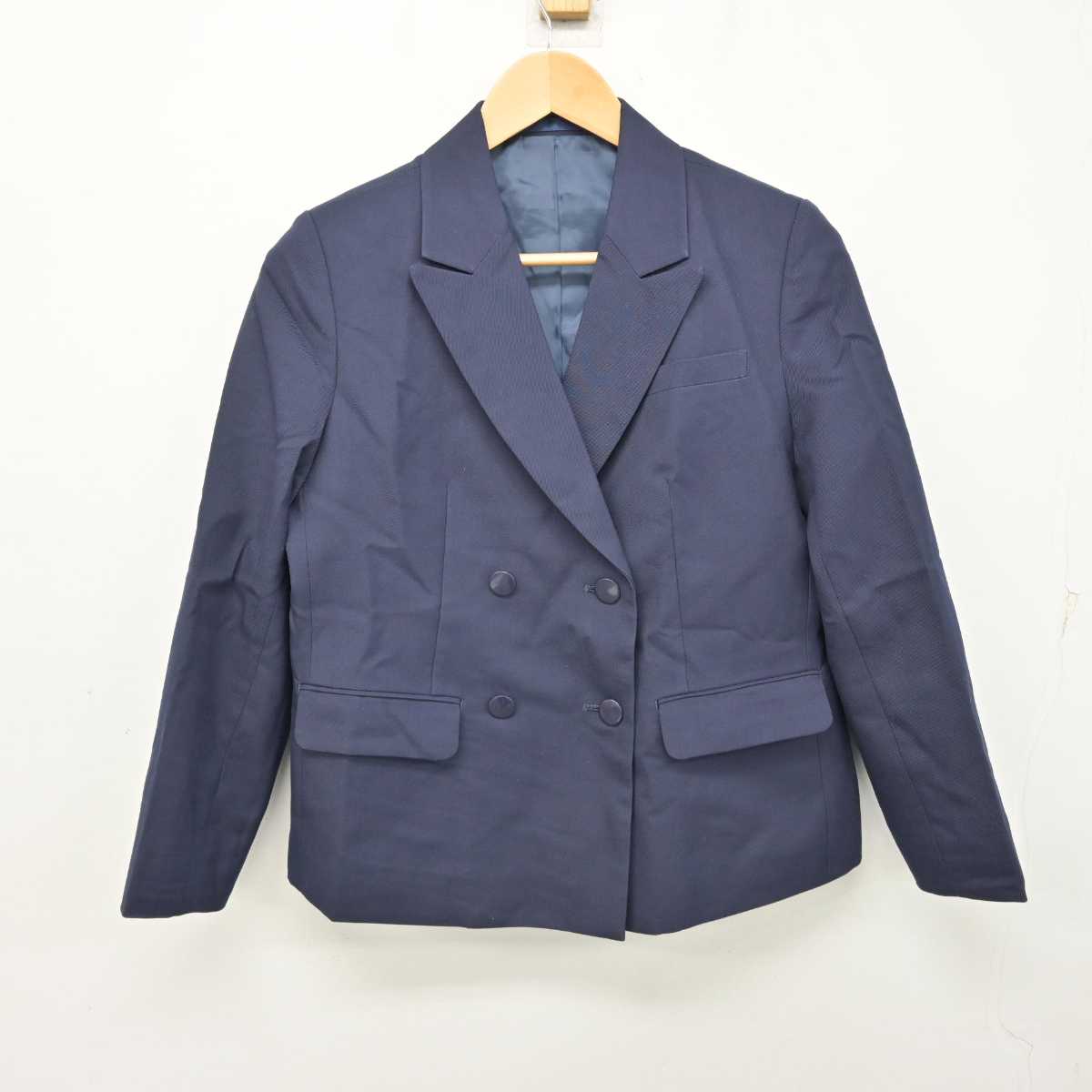 【中古】千葉県 船橋高等学校 女子制服 2点 (ブレザー・スカート) sf059726