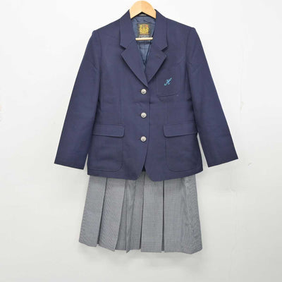 【中古】大阪府 平野中学校 女子制服 3点 (ブレザー・スカート) sf059734