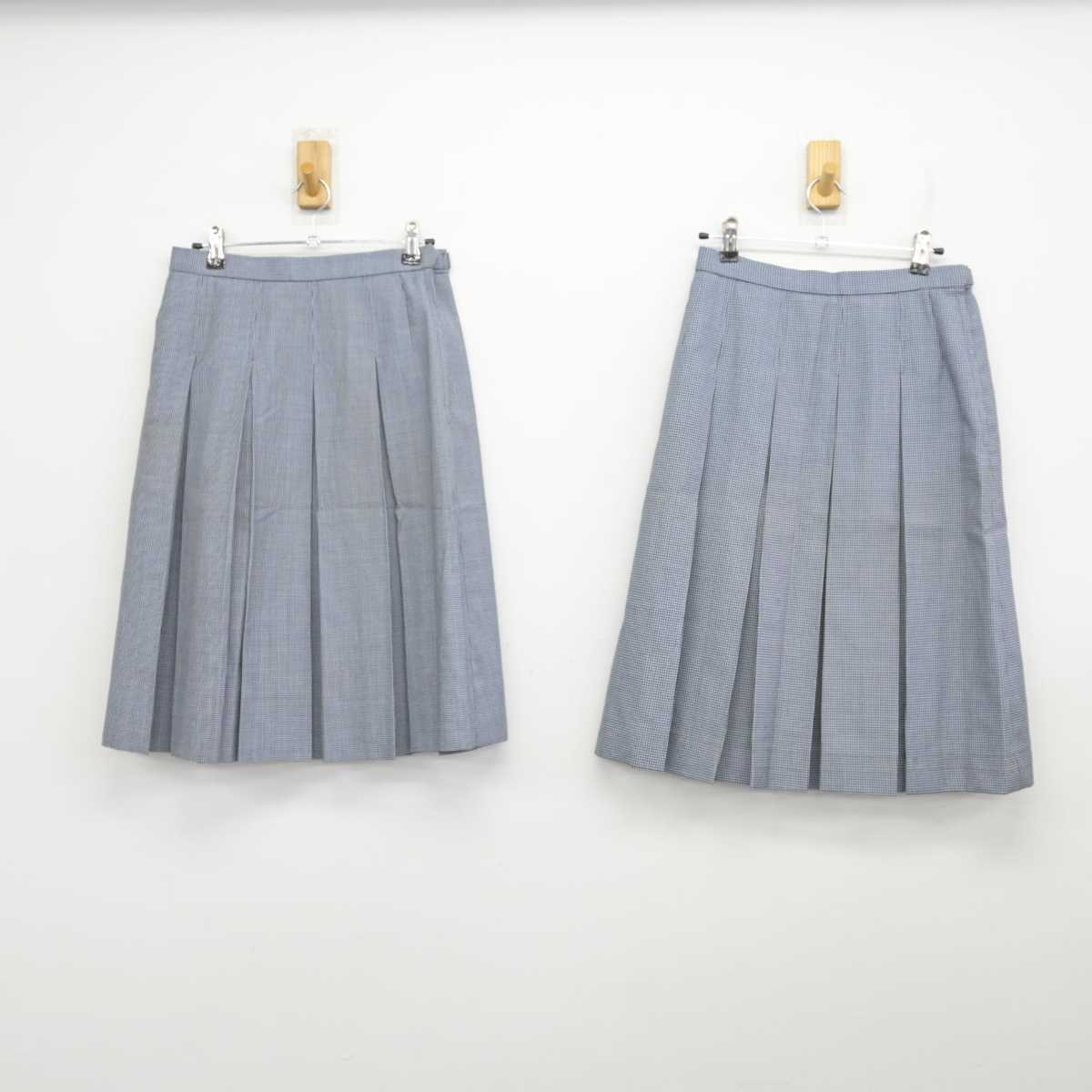 【中古】大阪府 平野中学校 女子制服 3点 (ブレザー・スカート) sf059734