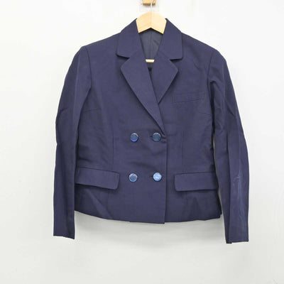 【中古】熊本県 済々黌高等学校 女子制服 3点 (ブレザー・ジャンパースカート) sf059747