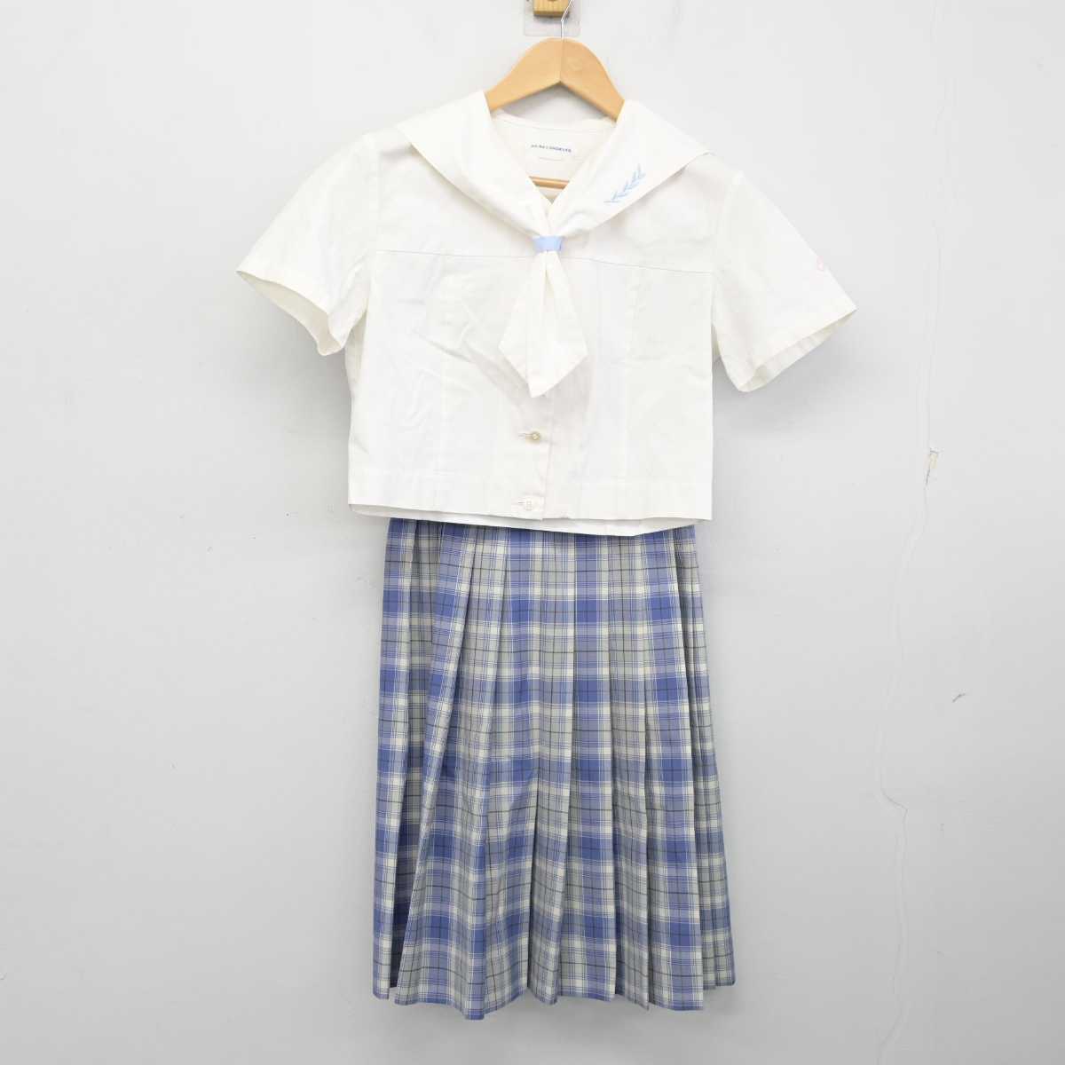 【中古】愛知県 名城大学附属高等学校 女子制服 3点 (ニットベスト・セーラー服・スカート) sf059749