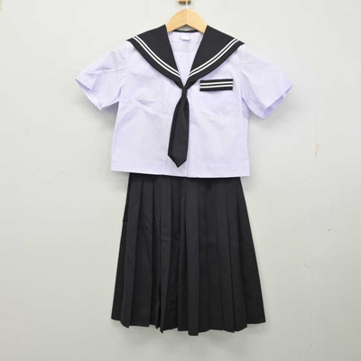 【中古】北海道 紋別中学校 女子制服 5点 (セーラー服・スカート) sf059750