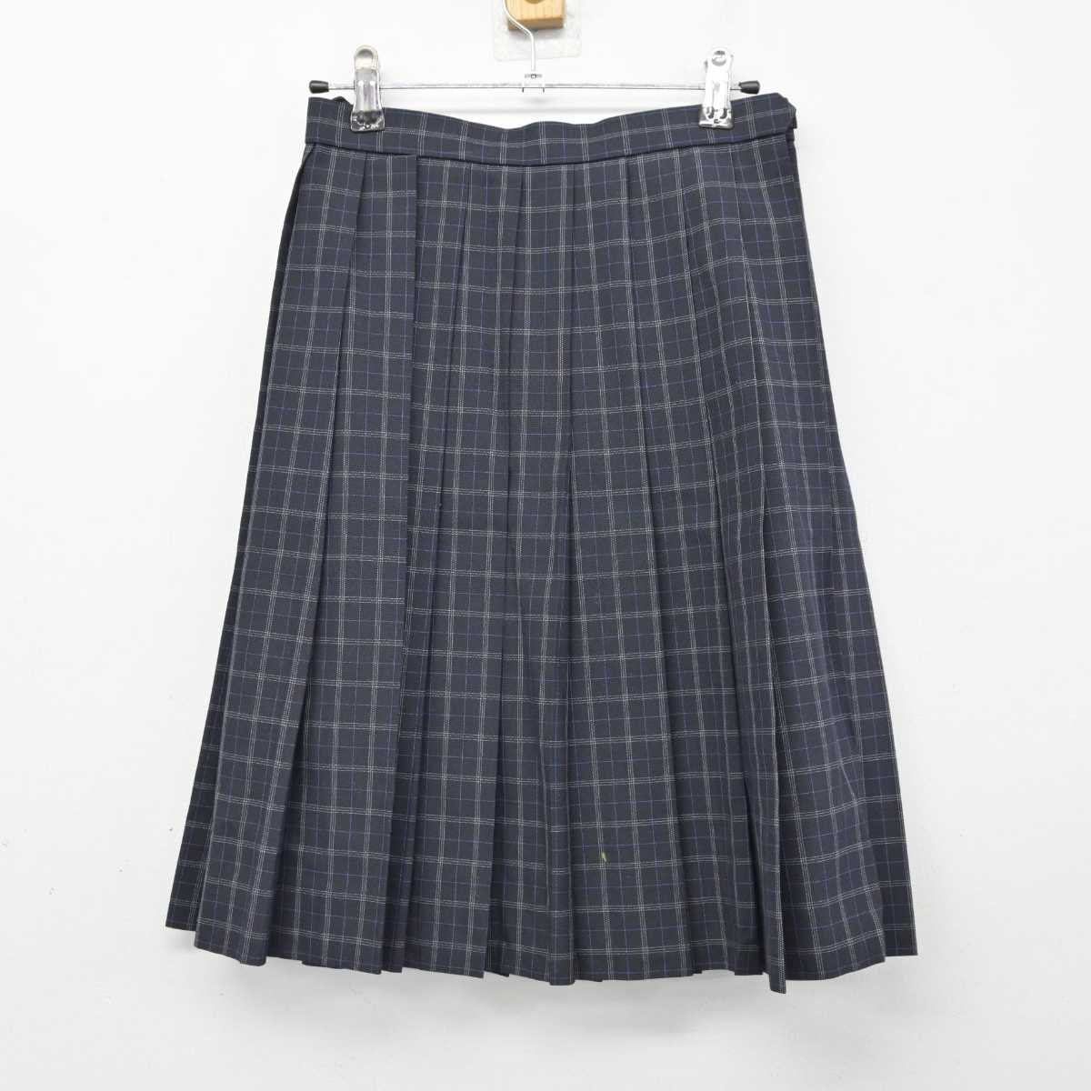 【中古】京都府 桂川中学校 女子制服 3点 (シャツ・スカート) sf059753