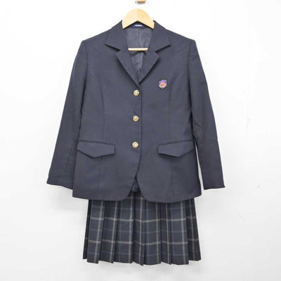 【中古】兵庫県 明石北高等学校 女子制服 2点 (ブレザー・スカート) sf059756