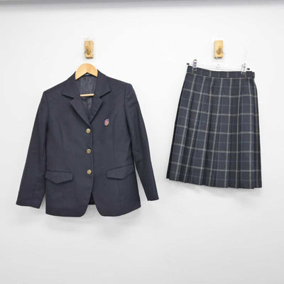 【中古】兵庫県 明石北高等学校 女子制服 2点 (ブレザー・スカート) sf059756