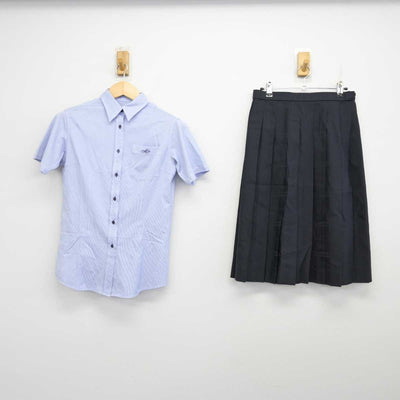 【中古】滋賀県 甲西高等学校 女子制服 2点 (シャツ・スカート) sf059768