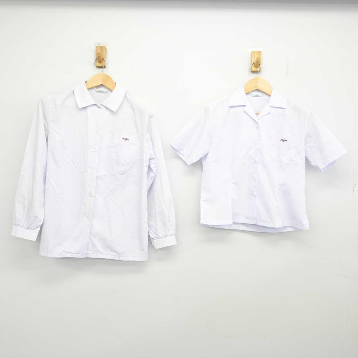 【中古】静岡県 静岡市立高等学校 女子制服 2点 (シャツ・シャツ) sf059773