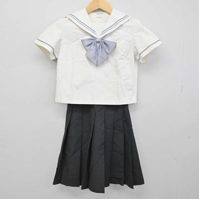 【中古】愛知県 名古屋女子大学高等学校 女子制服 4点 (セーラー服・スカート) sf059783