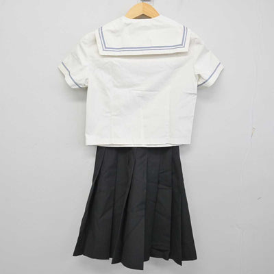 【中古】愛知県 名古屋女子大学高等学校 女子制服 4点 (セーラー服・スカート) sf059783