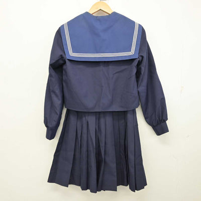 【中古】大阪府 茨木市立三島中学校 女子制服 4点 (セーラー服・スカート) sf059786