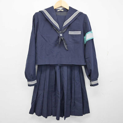 【中古】静岡県 伊東市立南中学校 女子制服 3点 (セーラー服・スカート) sf059788