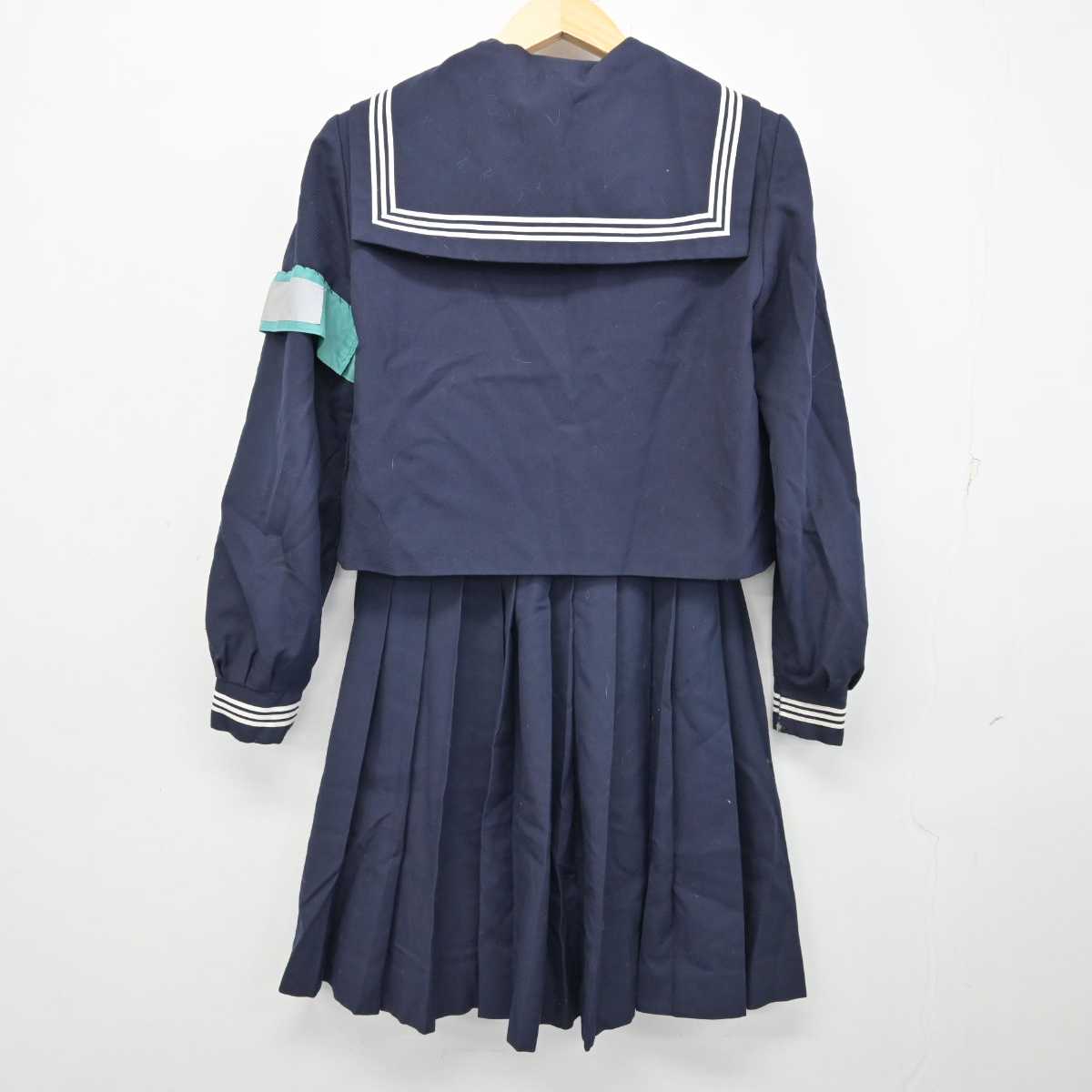 【中古】静岡県 伊東市立南中学校 女子制服 3点 (セーラー服・スカート) sf059788