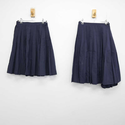 【中古】静岡県 伊東市立南中学校 女子制服 2点 (スカート・スカート) sf059789