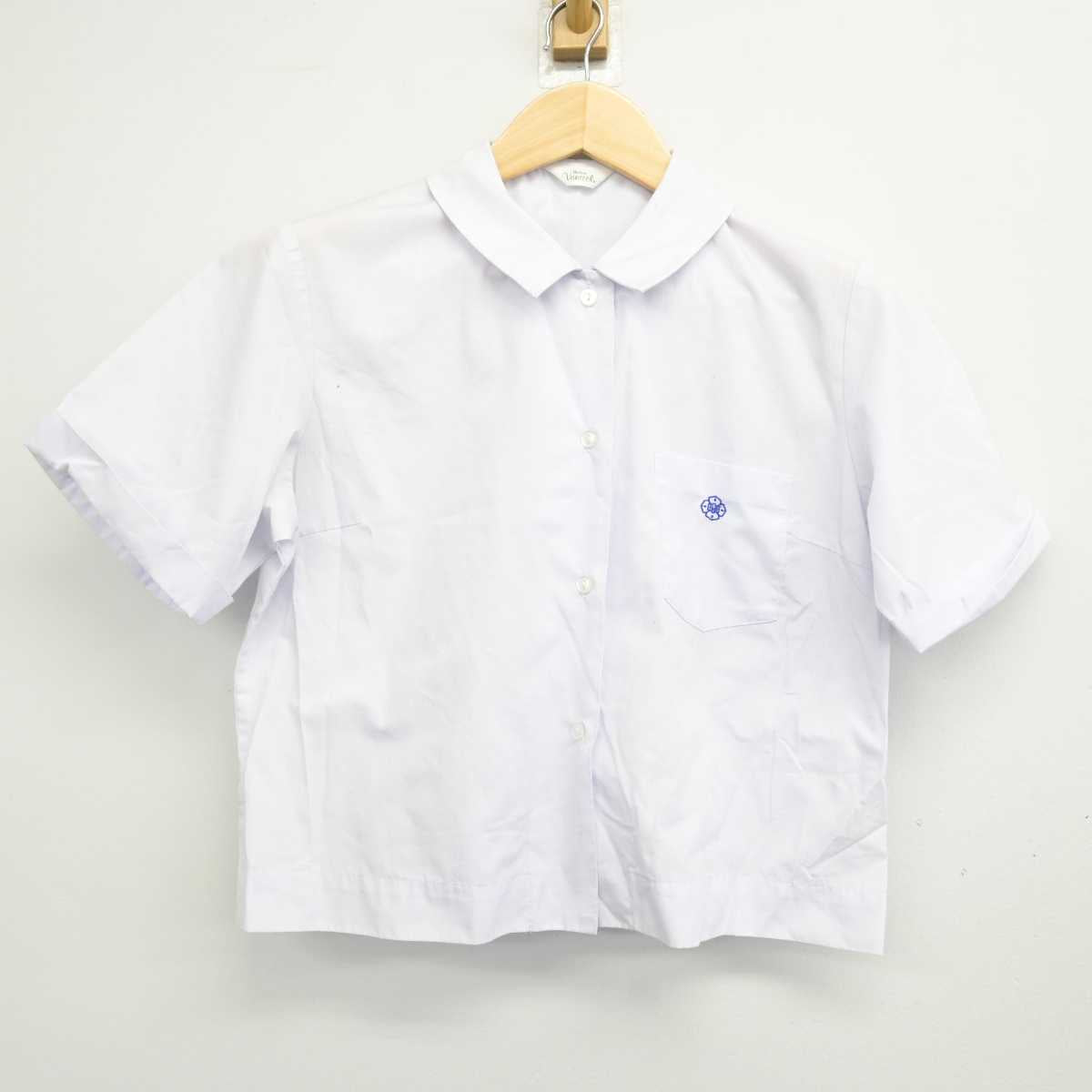 【中古】高知県 愛宕中学校 女子制服 2点 (シャツ・スカート) sf059798