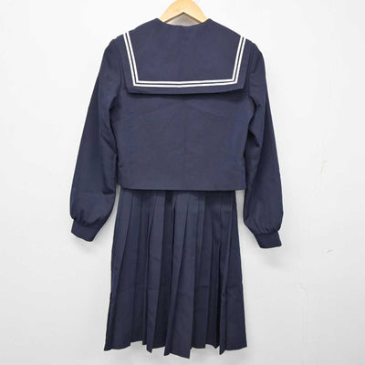 【中古】愛知県 岡崎市立甲山中学校 女子制服 2点 (セーラー服・スカート) sf059812