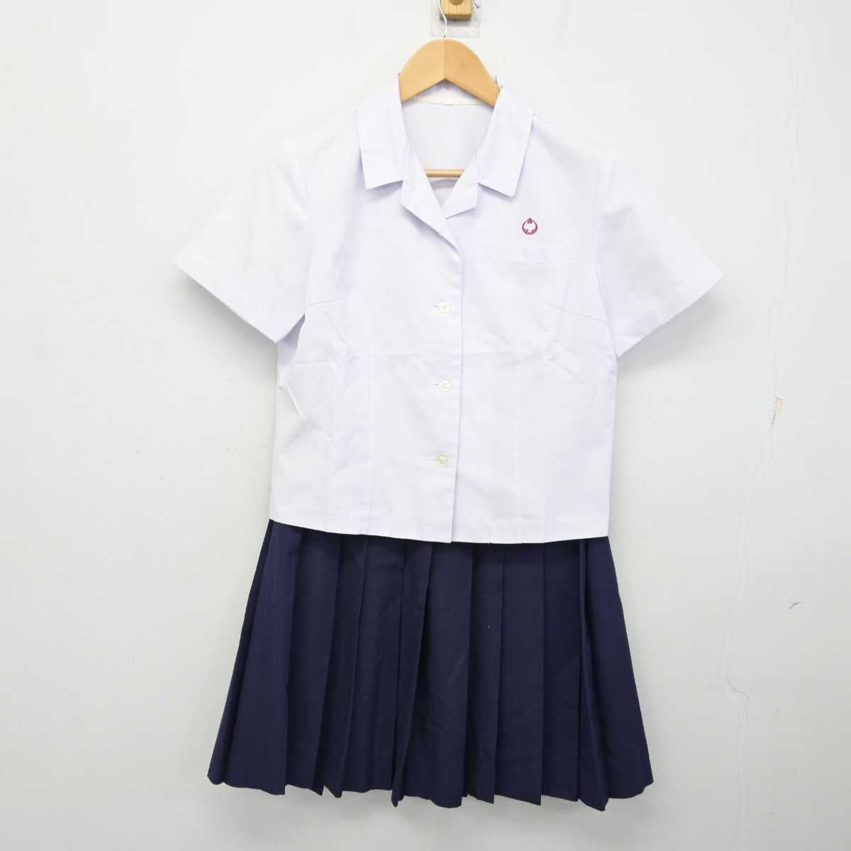 【中古】宮崎県 都城泉ヶ丘高等学校 女子制服 3点 (シャツ・スカート) sf059816